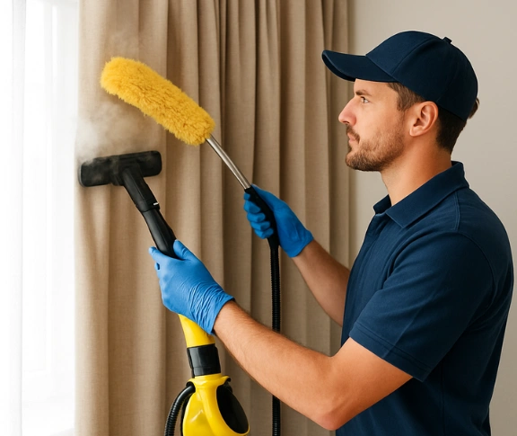 Trusted drapes cleaning technician Matty Curtain Cleaning cringila-nsw QLD