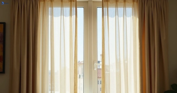 Dull dusty drapes in cringila-nsw before professional cleaning